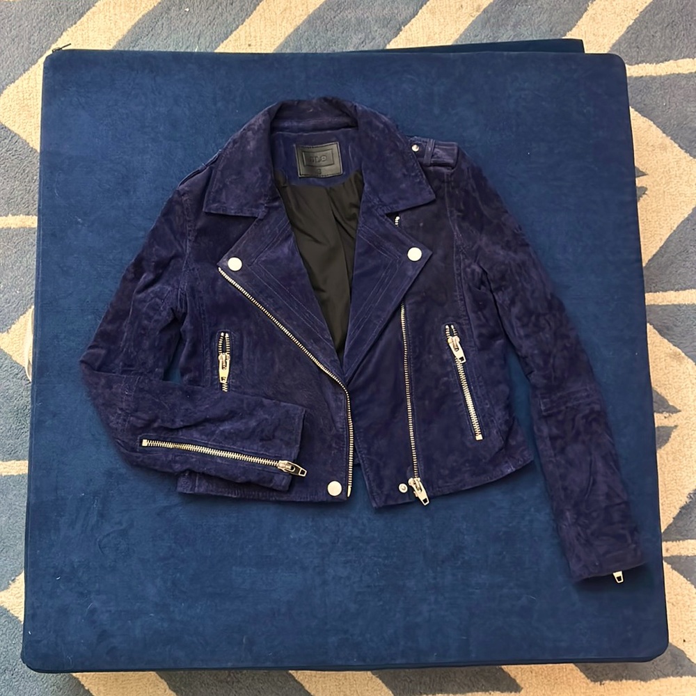 Blank NYC SL8 Suede Moto Jacket